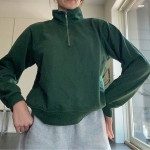 Brandy melville quarter zip fleece
